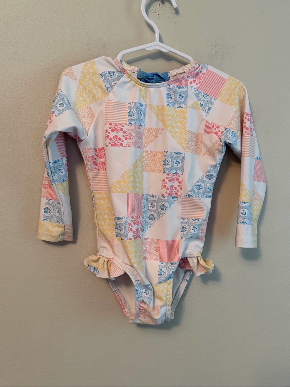 Minnow x Maisonette Pastel Patchwork Swimsuit